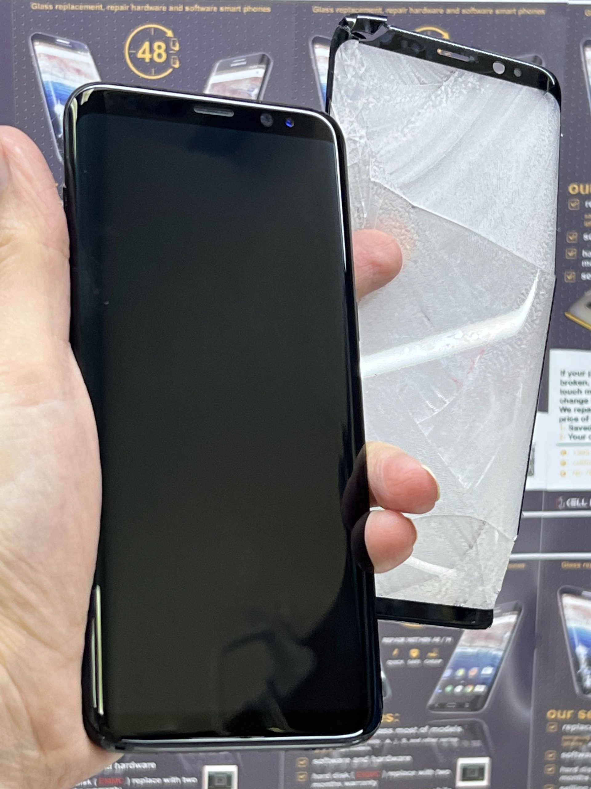 Samsung OLED glass repair